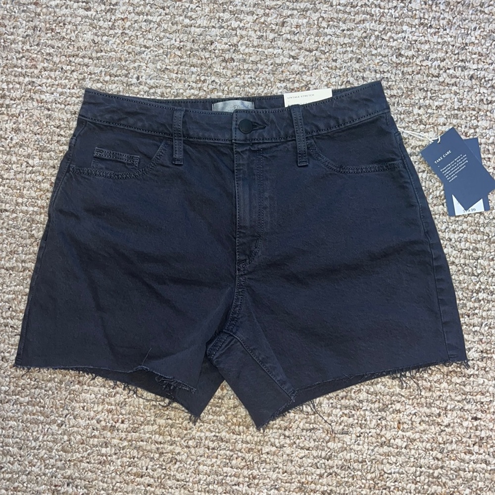 universal thread, black, vintage midi shorts